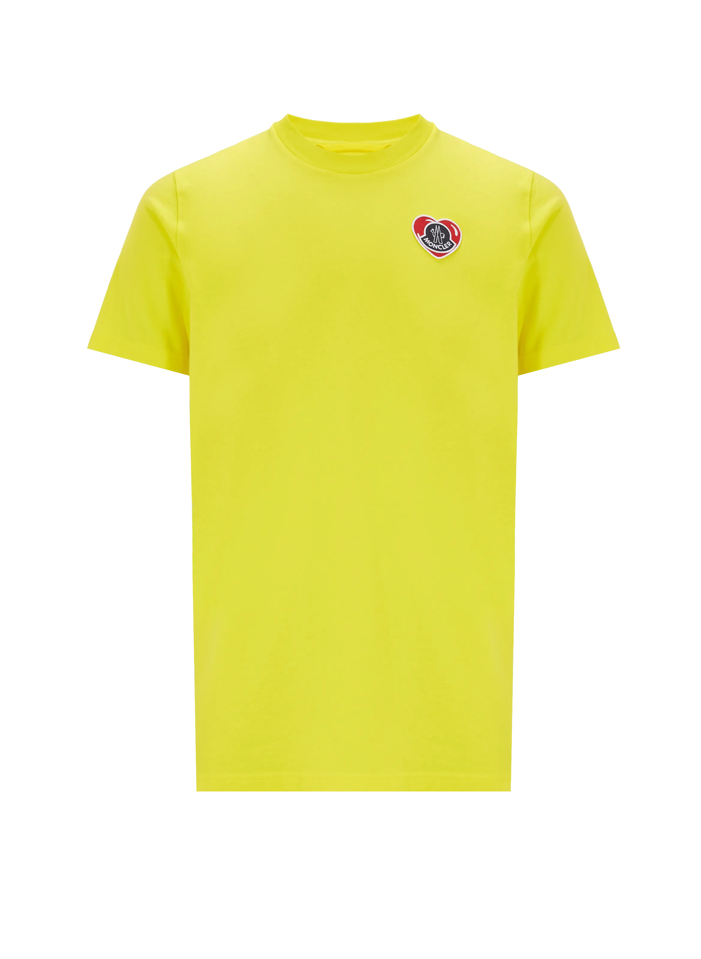 MONCLER  T-shirt en coton - Jaune