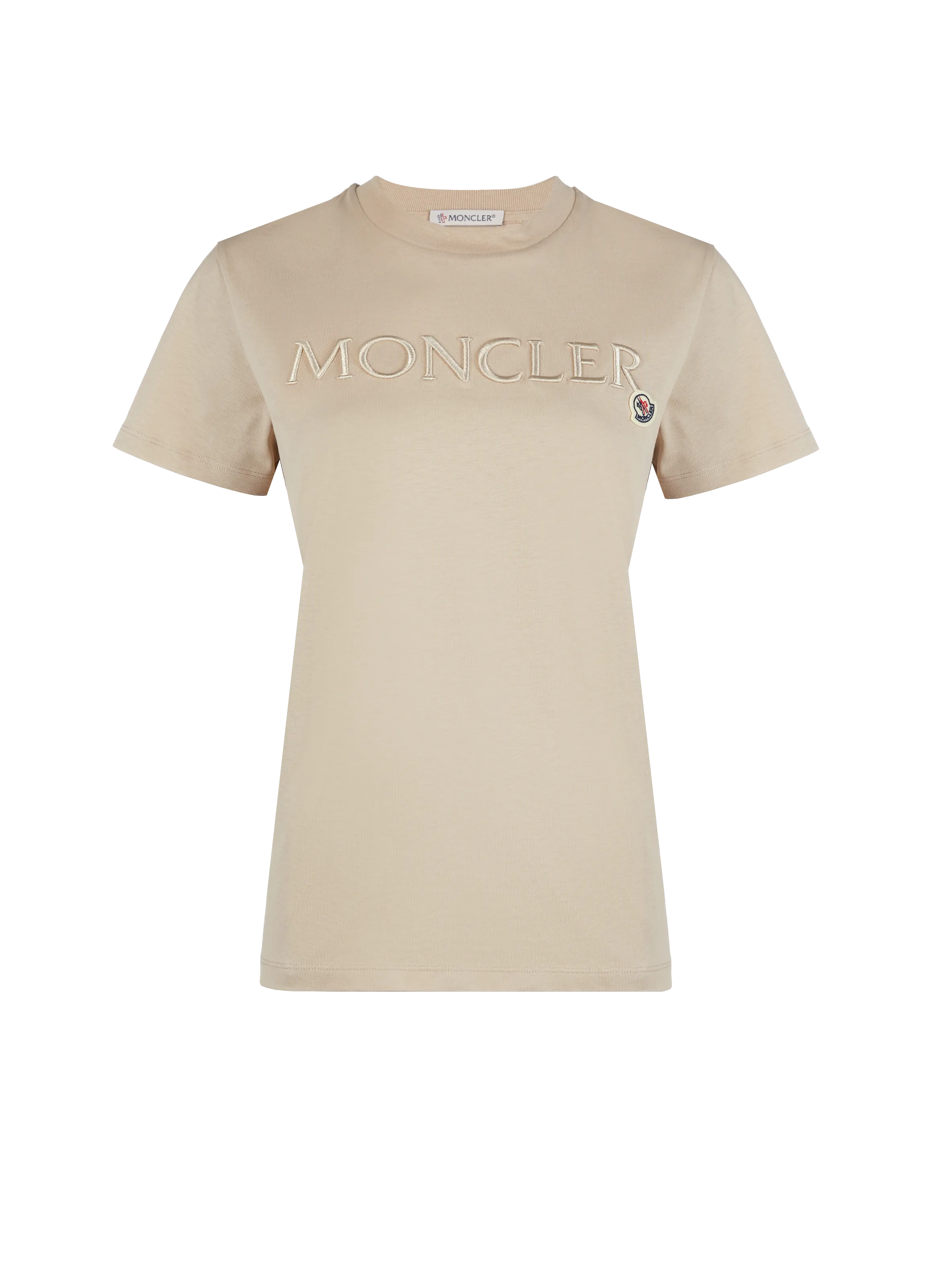 MONCLER  T-shirt logotypé - Beige