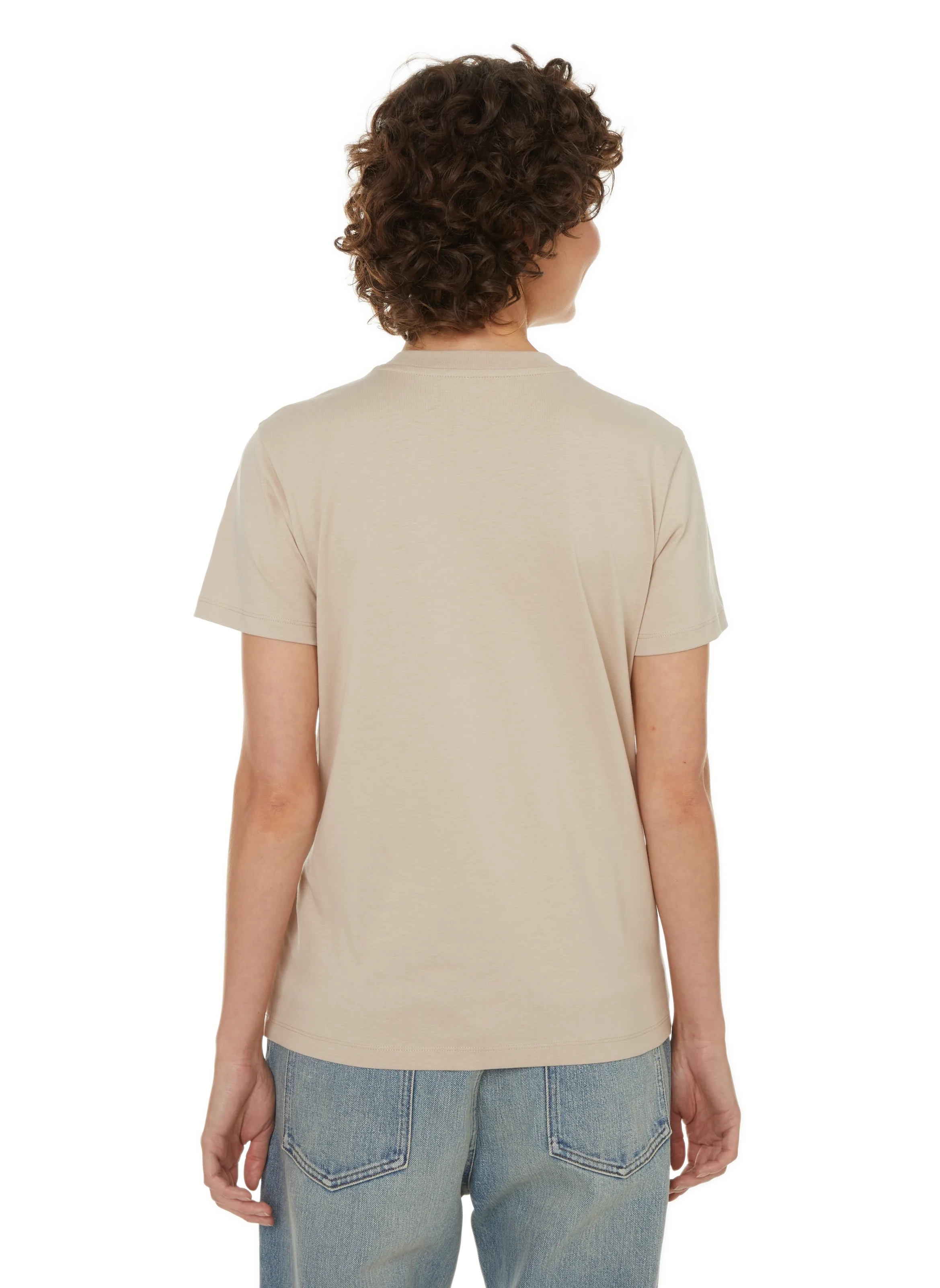 MONCLER  T-shirt logotypé - Beige