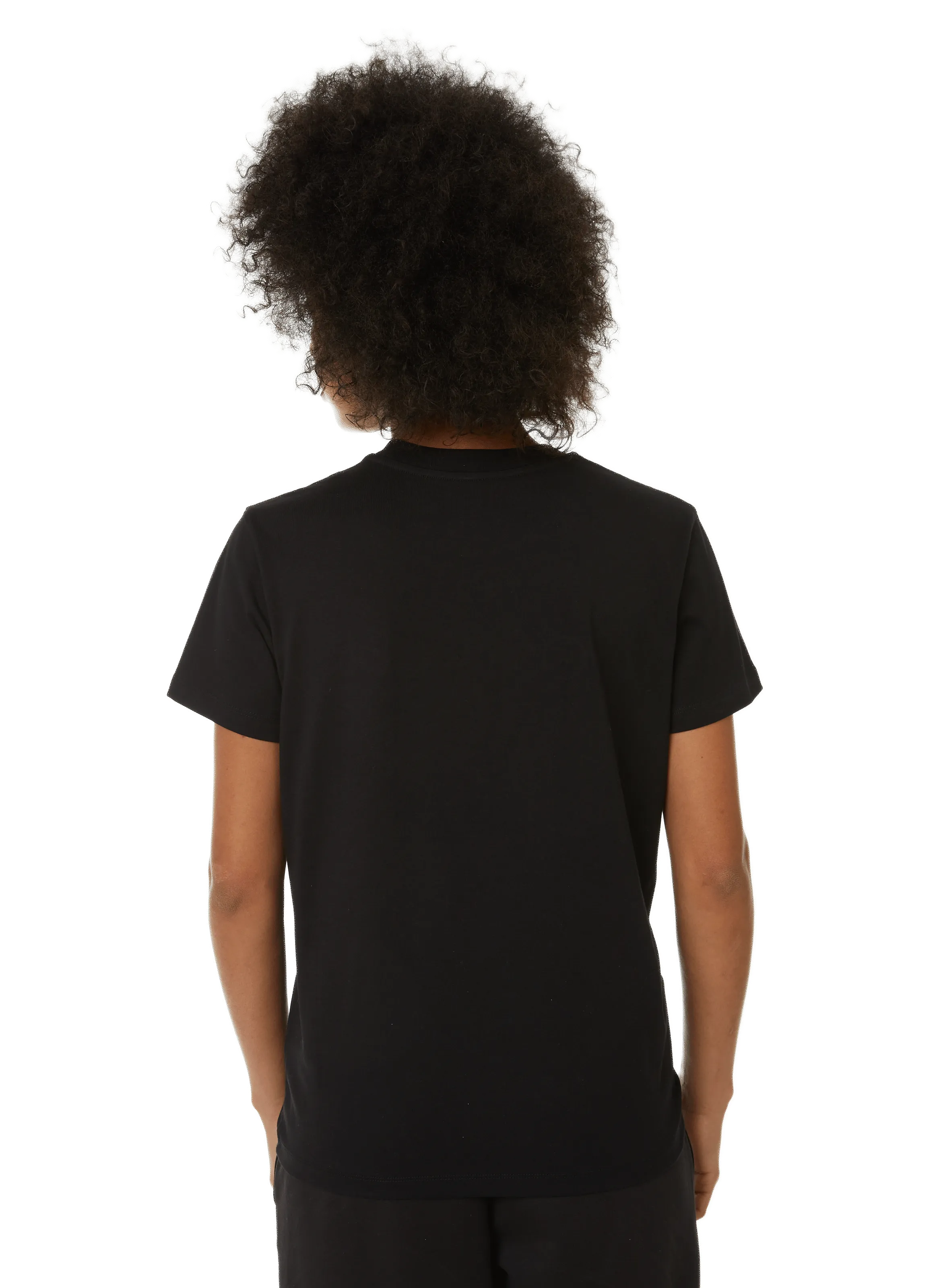 MONCLER  T-shirt logotypé en coton - Noir