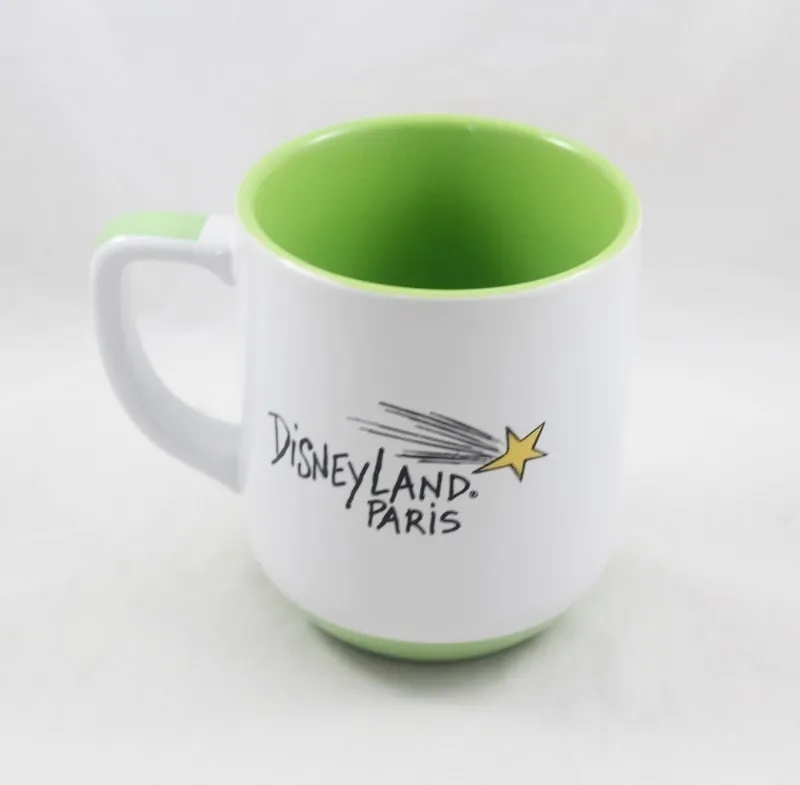 Mug Jiminy Cricket DISNEYLAND PARIS Pinocchio lettre J tasse blanc ...