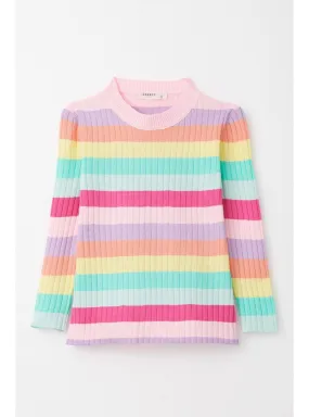 Multi Color - 300gr - Girls` Sweatshirt