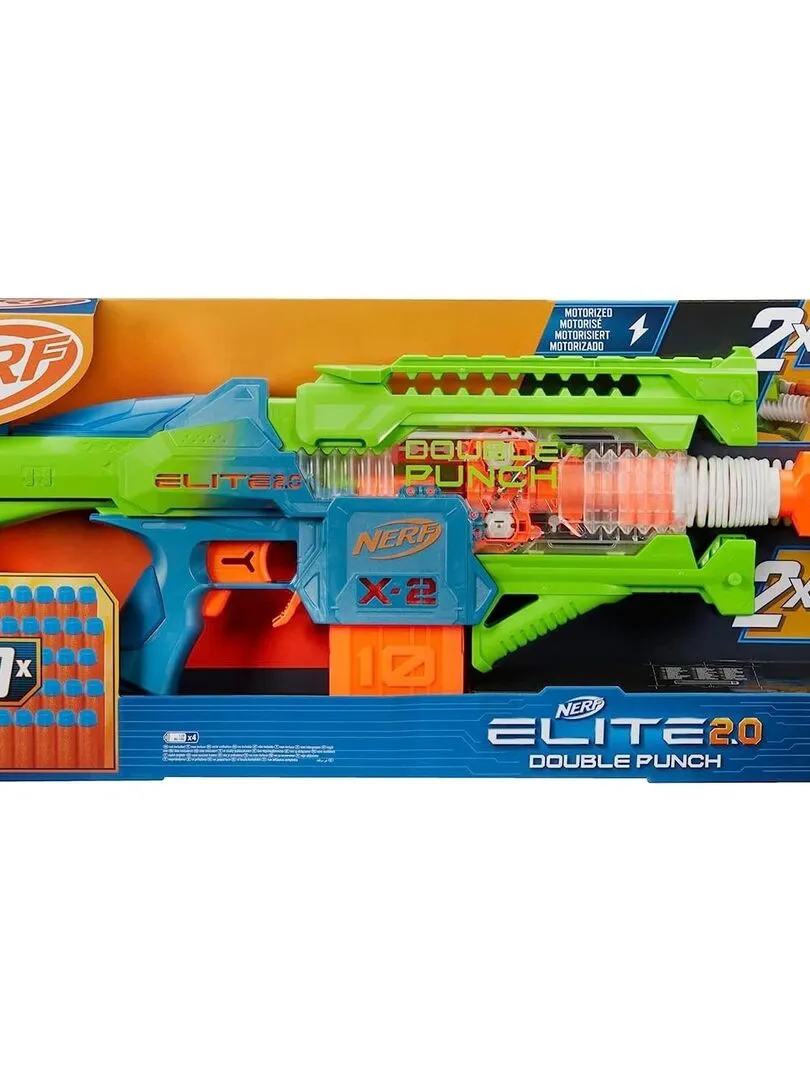 Nerf Elite 2.0 Double Punch - Multicolore