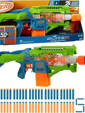 Nerf Elite 2.0 Double Punch - Multicolore