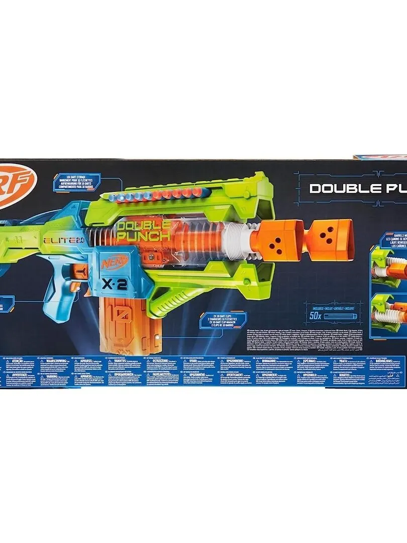 Nerf Elite 2.0 Double Punch - Multicolore