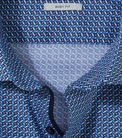 OLYMP Chemise Level 5 Impression Mid Bleu 212044-18 commande