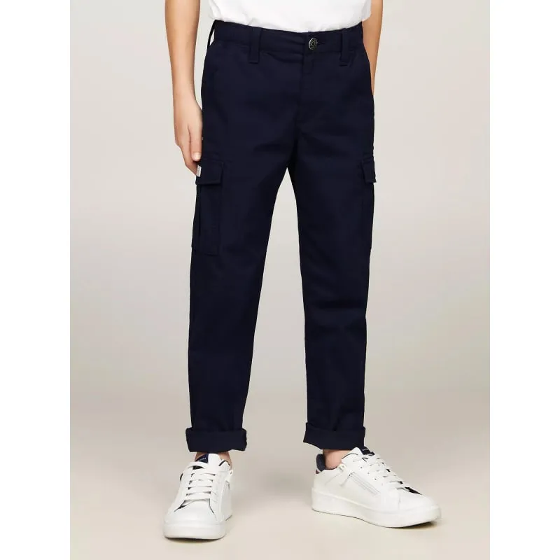 Pantalon cargo ryan kaki foncé garçon - Name It | wimod