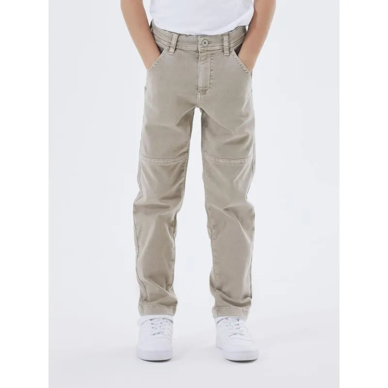 Pantalon cargo ryan kaki foncé garçon - Name It | wimod