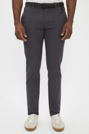 Pantalon chino structured straight anthracite