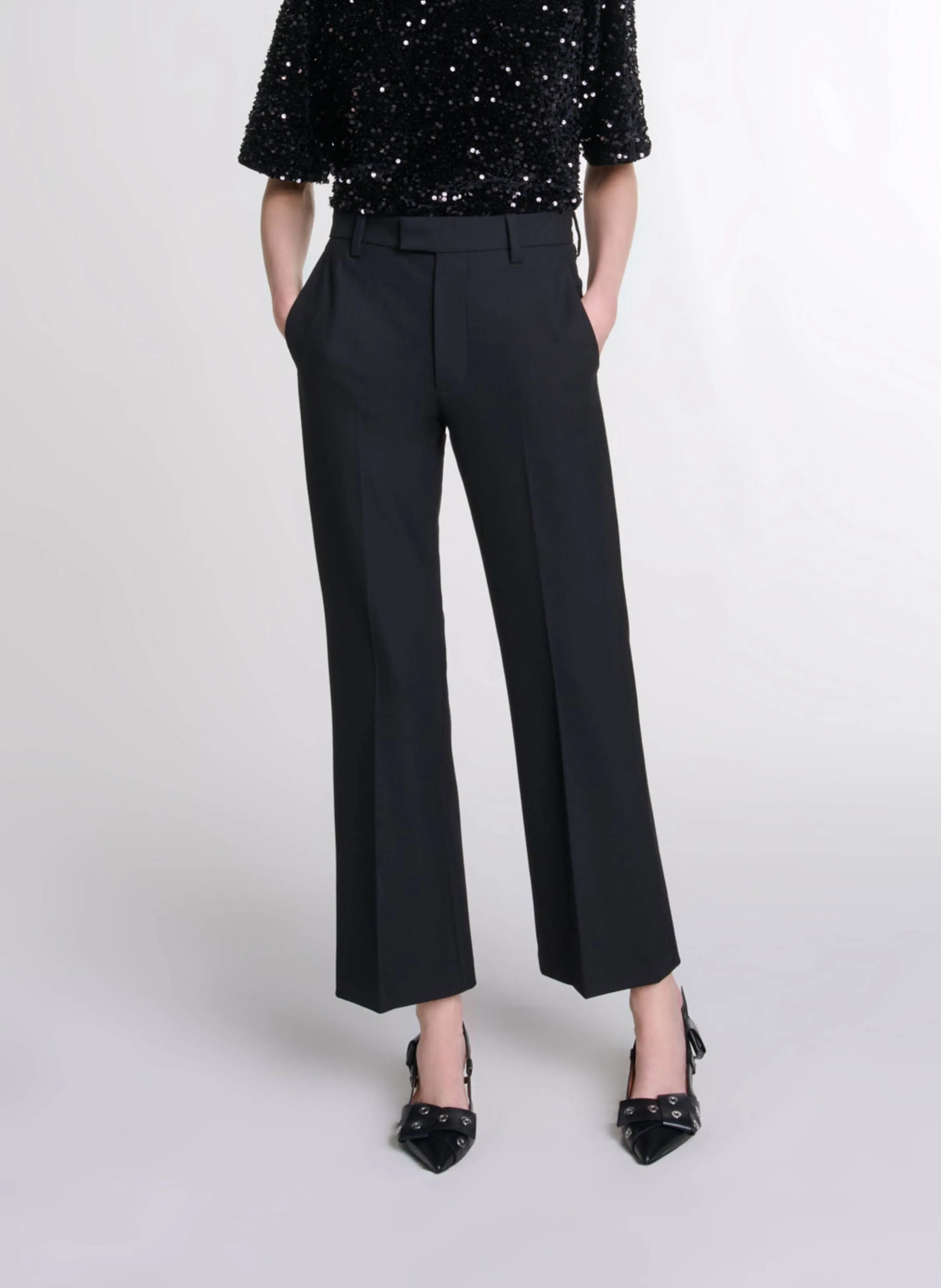 PANTALON DROIT - MAJE pour FEMME | Printemps