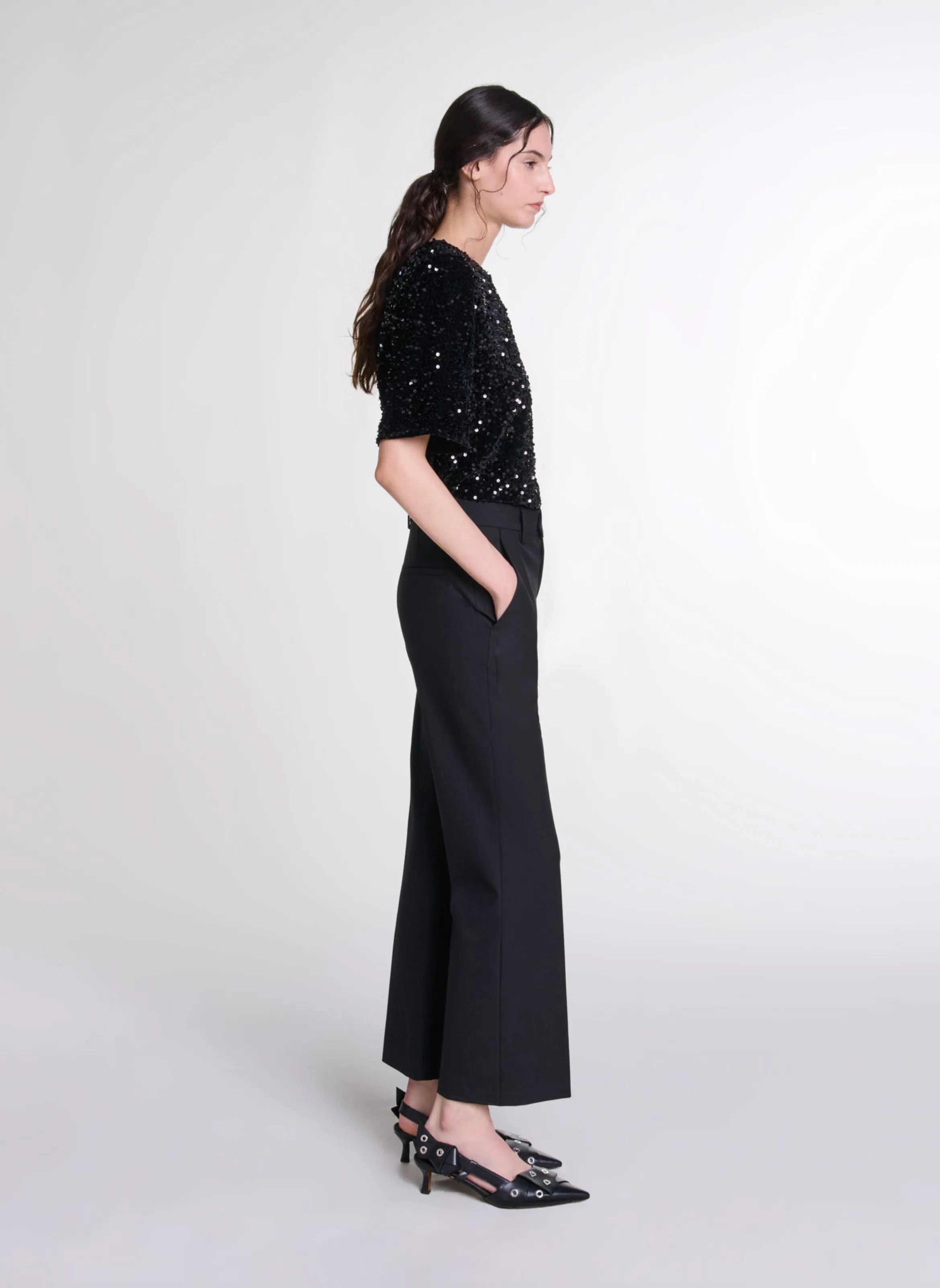 PANTALON DROIT - MAJE pour FEMME | Printemps