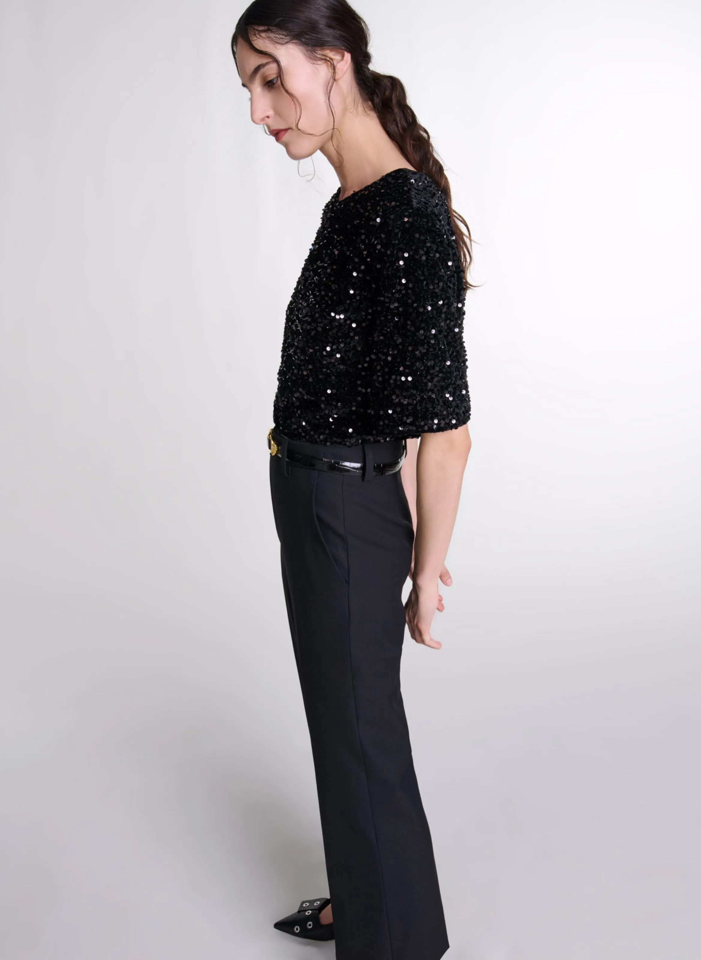 PANTALON DROIT - MAJE pour FEMME | Printemps