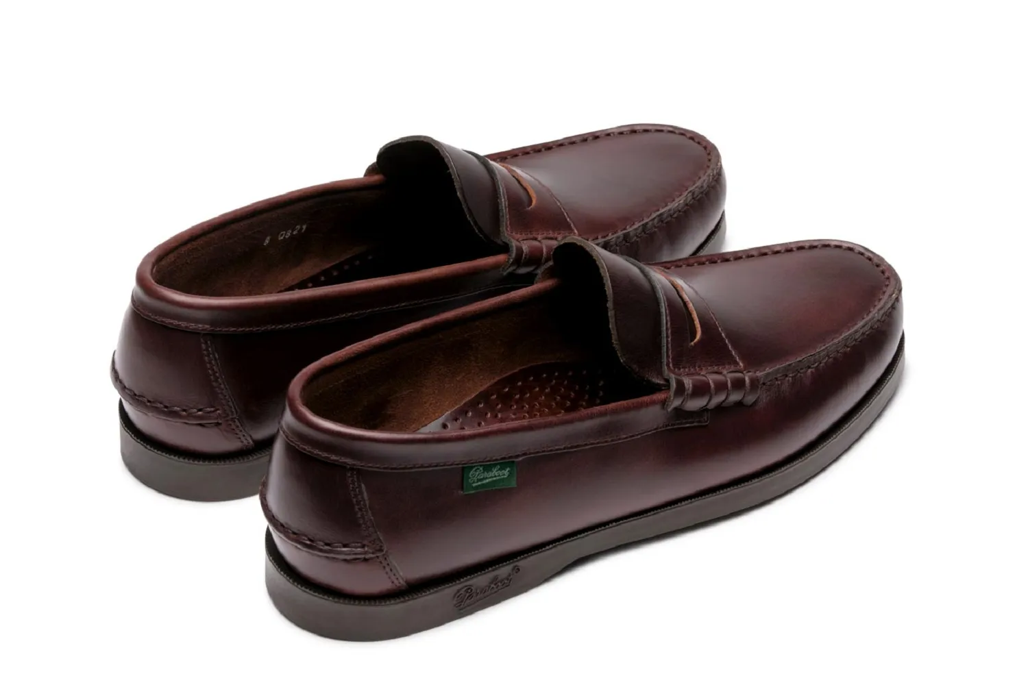 Paraboot mocassin coraux 093603 marron fonce