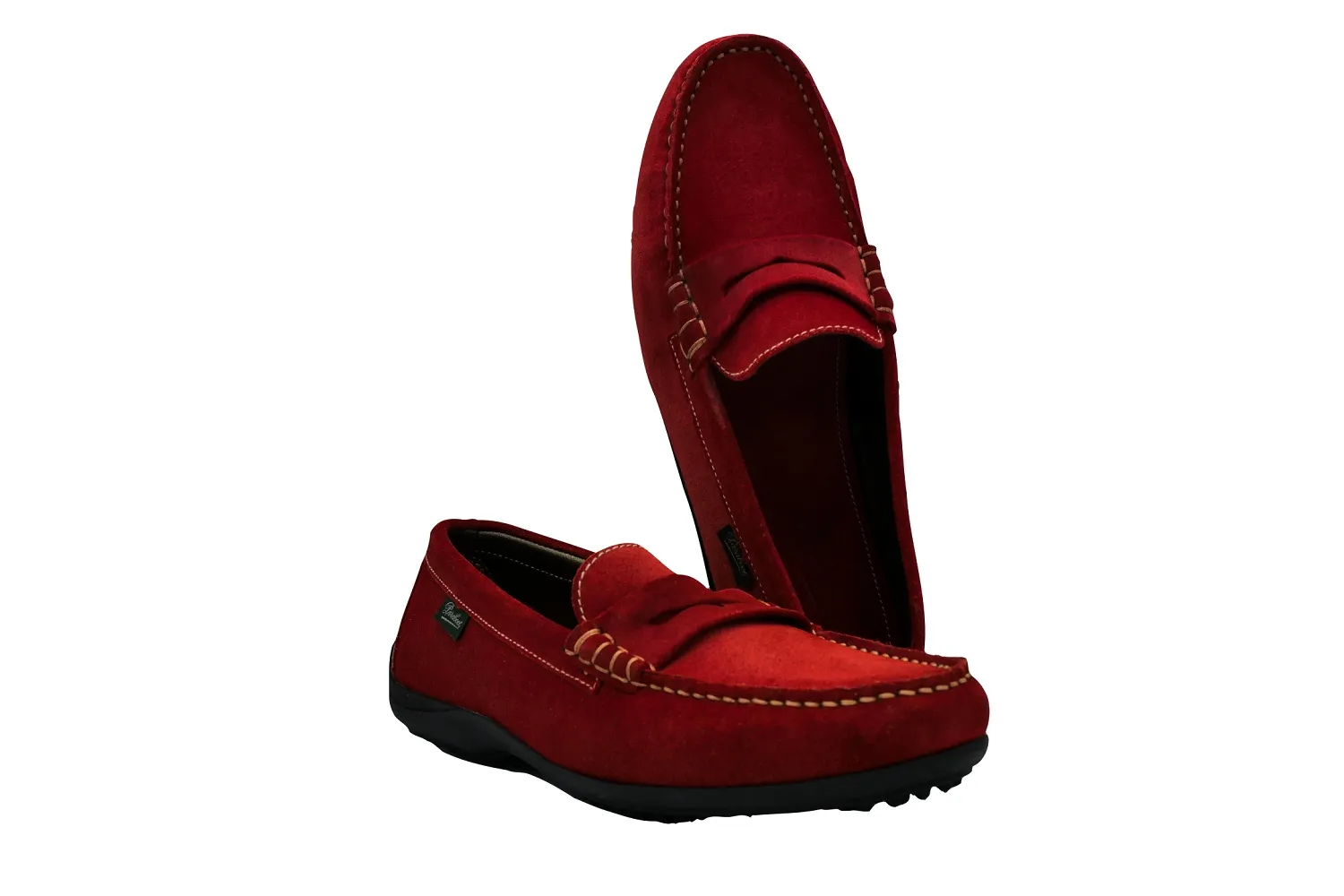 Paraboot mocassin corvette 178036 rouge