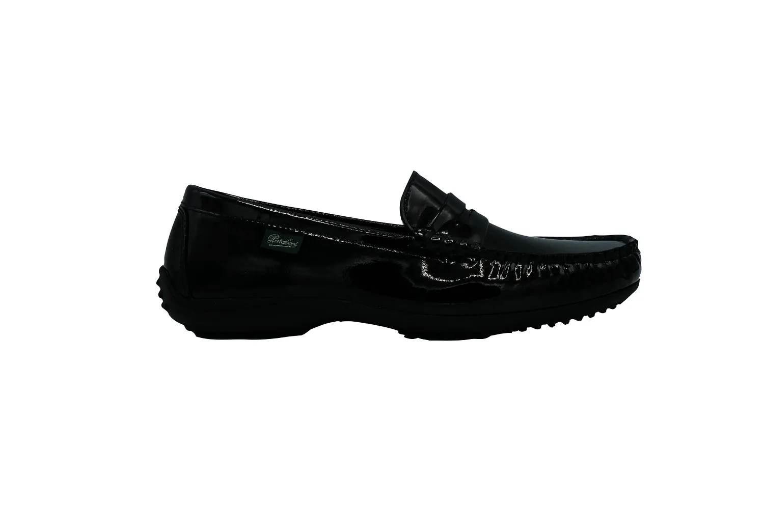 Paraboot mocassin corvette 178036 vernis noir