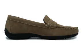 Paraboot mocassin corvette 178037 vel taupe