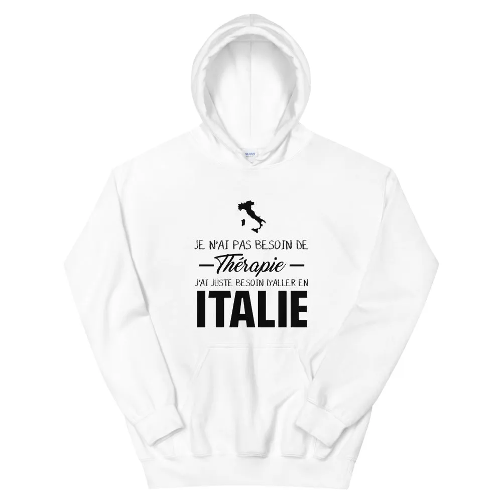 Pas besoin de thérapie Italie - Sweatshirt à capuche couleurs claires