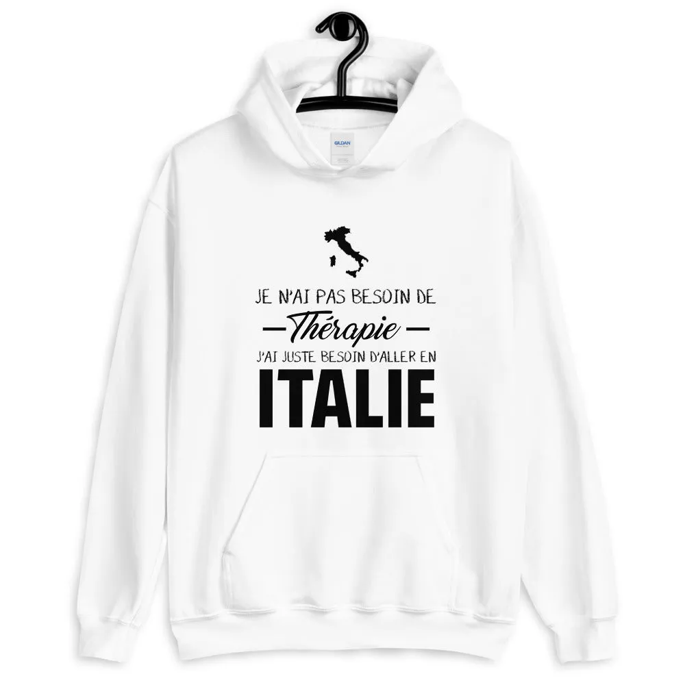 Pas besoin de thérapie Italie - Sweatshirt à capuche couleurs claires