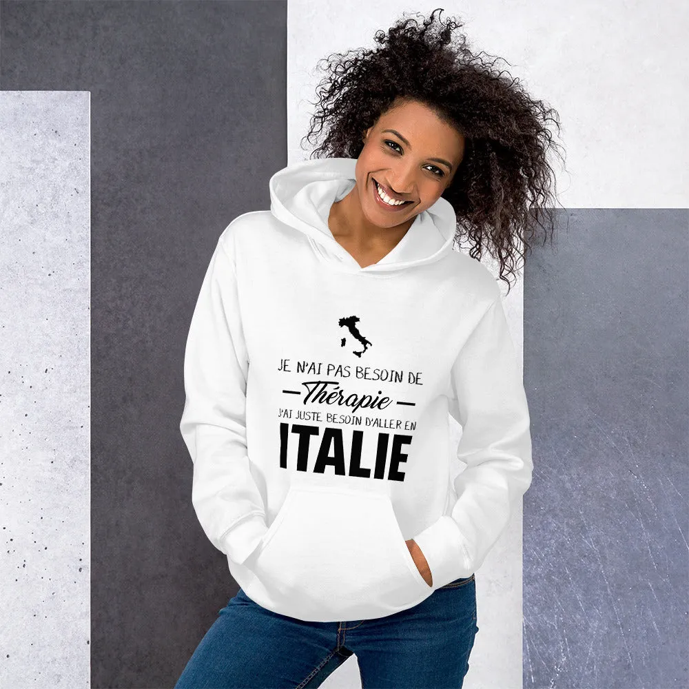 Pas besoin de thérapie Italie - Sweatshirt à capuche couleurs claires