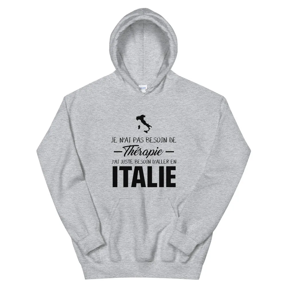 Pas besoin de thérapie Italie - Sweatshirt à capuche couleurs claires