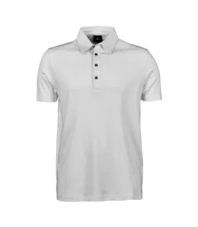 Pima polo uni homme blanc Tee Jays