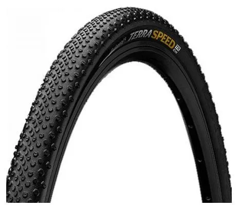 Pneu Continental terra speed 700x45c protection tubeless ready souple noir/transparent 45-622