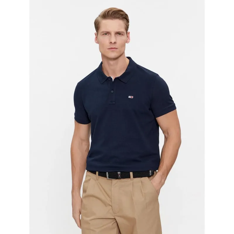 Polo bicolore feinte de passe bleu gris homme - Eden Park | wimod