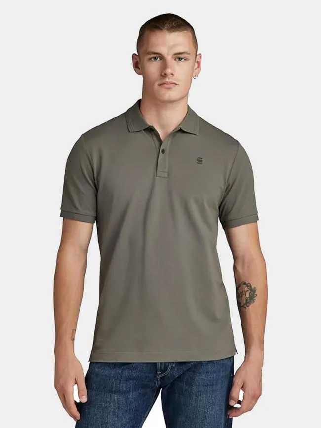 Polo dunda slim gris homme - G Star | wimod