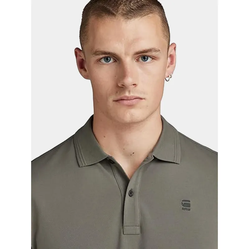 Polo dunda slim gris homme - G Star | wimod