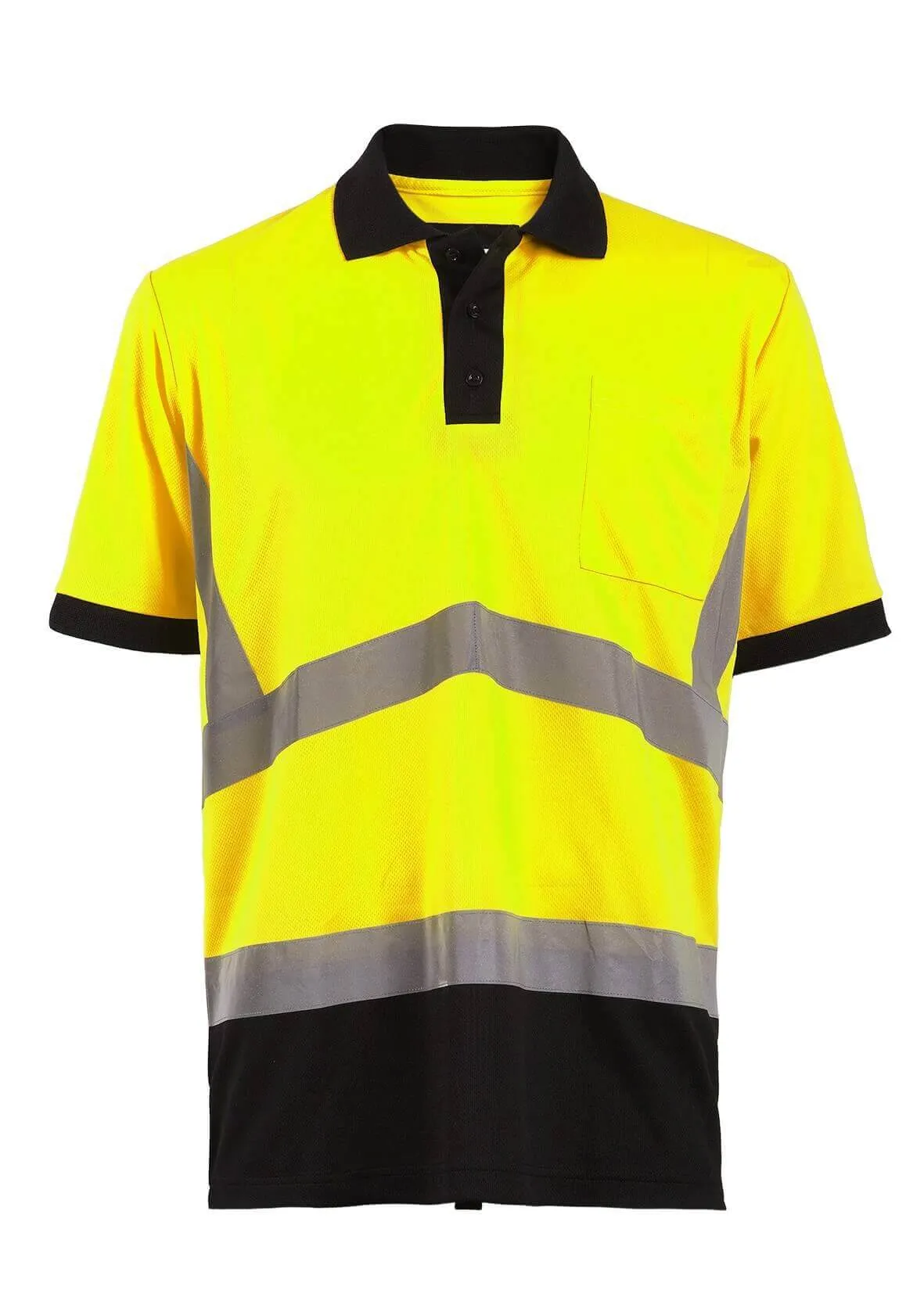 Polo haute visibilité jaune ou orange Apollo North Ways