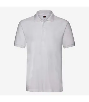 Polo premium homme blanc Fruit of the Loom