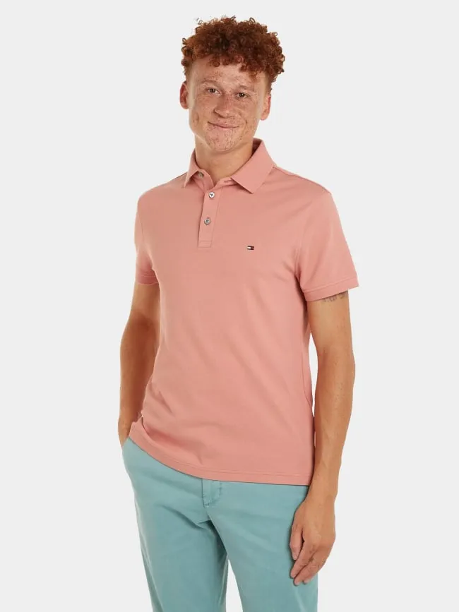 Polo slim 1985 vieux rose homme - Tommy Hilfiger | wimod