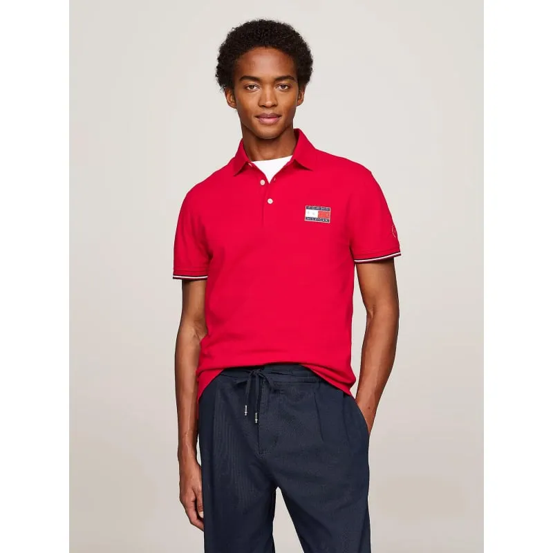 Polo slim 1985 vieux rose homme - Tommy Hilfiger | wimod