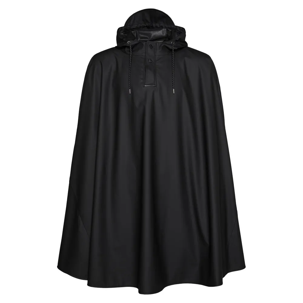 Poncho Rains Cape Black (Taille L)