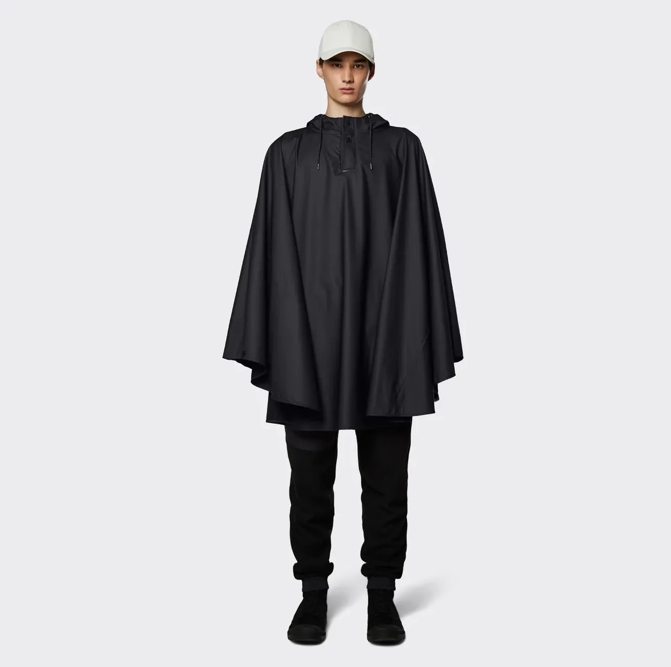 Poncho Rains Cape Black (Taille L)