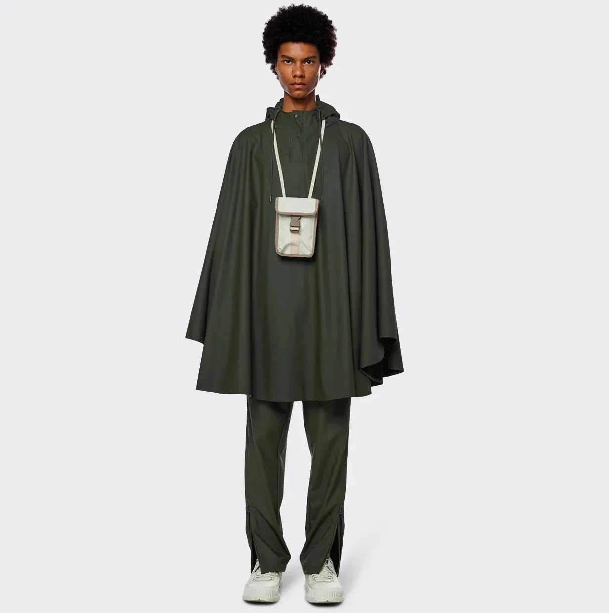 Poncho Rains Cape Green (Taille S)