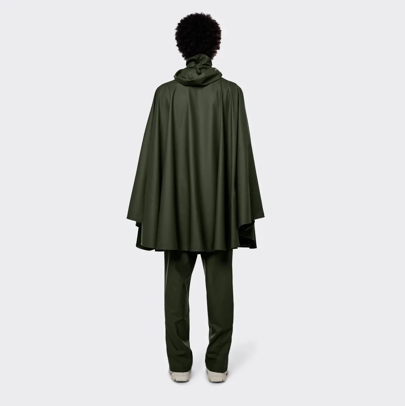 Poncho Rains Cape Green (Taille S)