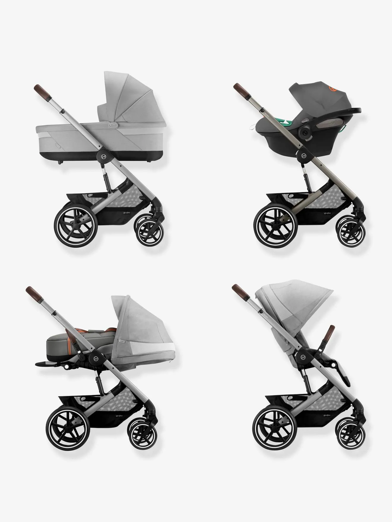 Poussette réversible CYBEX Gold Balios S Lux 2023 lava grey - Cybex