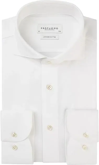 Profuomo Chemise Japonais Tricoté Blanc PP2HC10006-2 comman