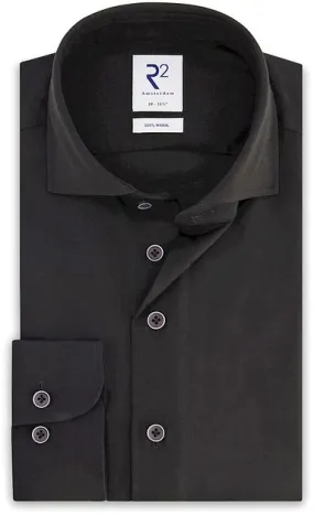 R2 Chemise Laine Merino Noir 118.WSP.047/020-000020 commande