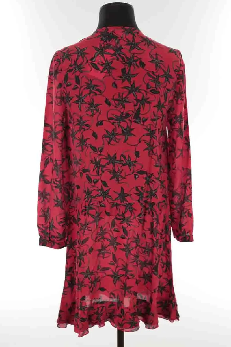 Robe en soie Zadig & Voltaire rouge. Matière principale soie. Taille 36.