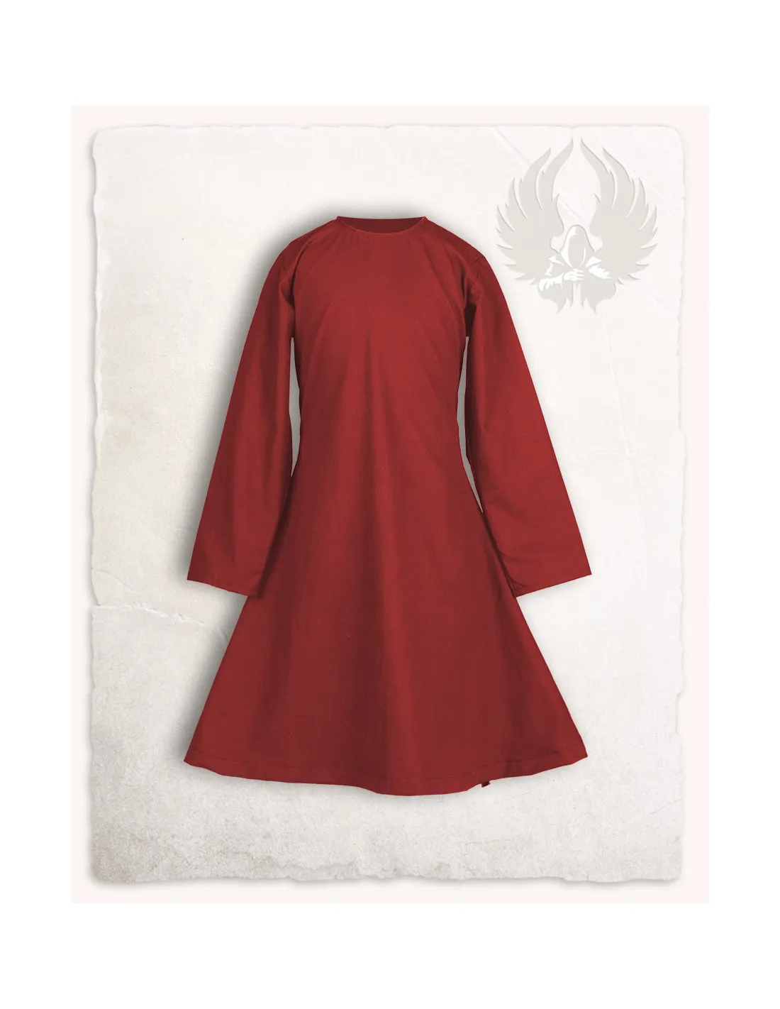 Robe médiévale pour fille modèle Lisbeth, rouge ⚔️ Boutique Épées