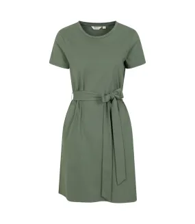 Robe t-shirt paros femme vert kaki Mountain Warehouse