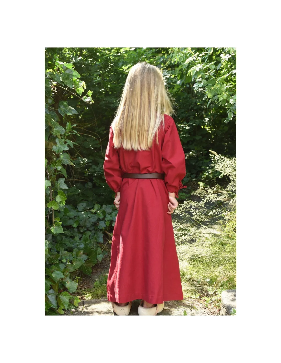 Robe viking rouge Ana, fille ⚔️ Boutique Épées