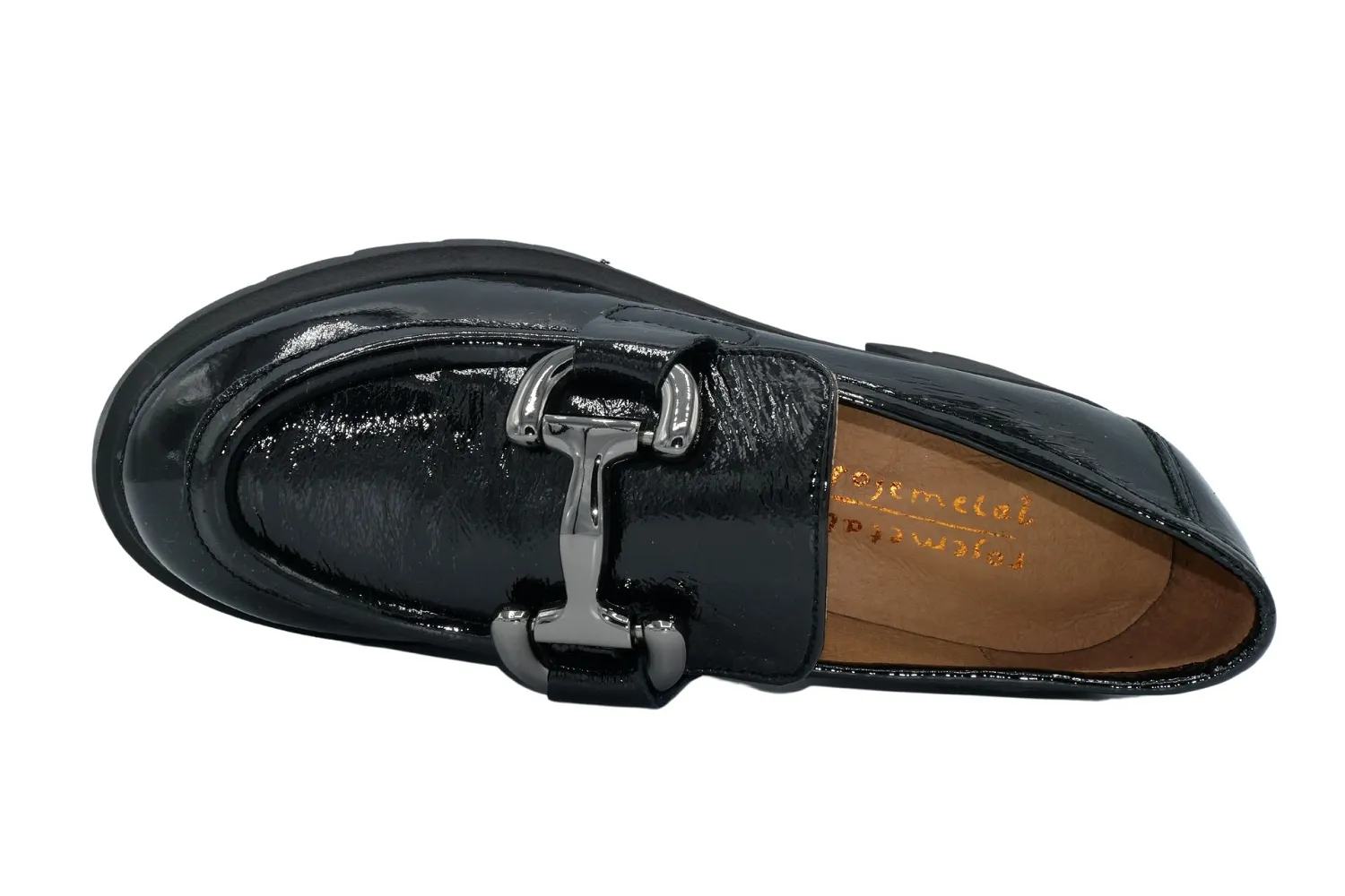 Rosemetal mocassin freland moc vernis noir