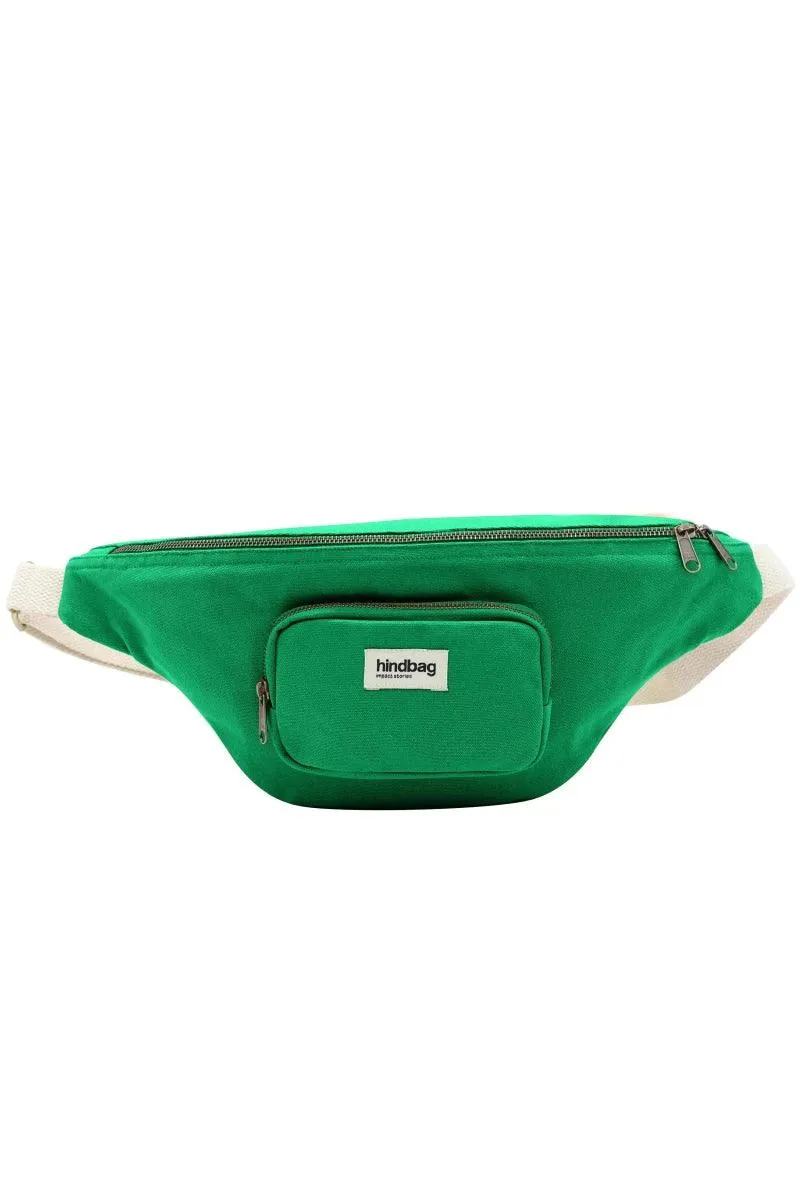 Sac banane XL en coton bio vert - Sofia Holi