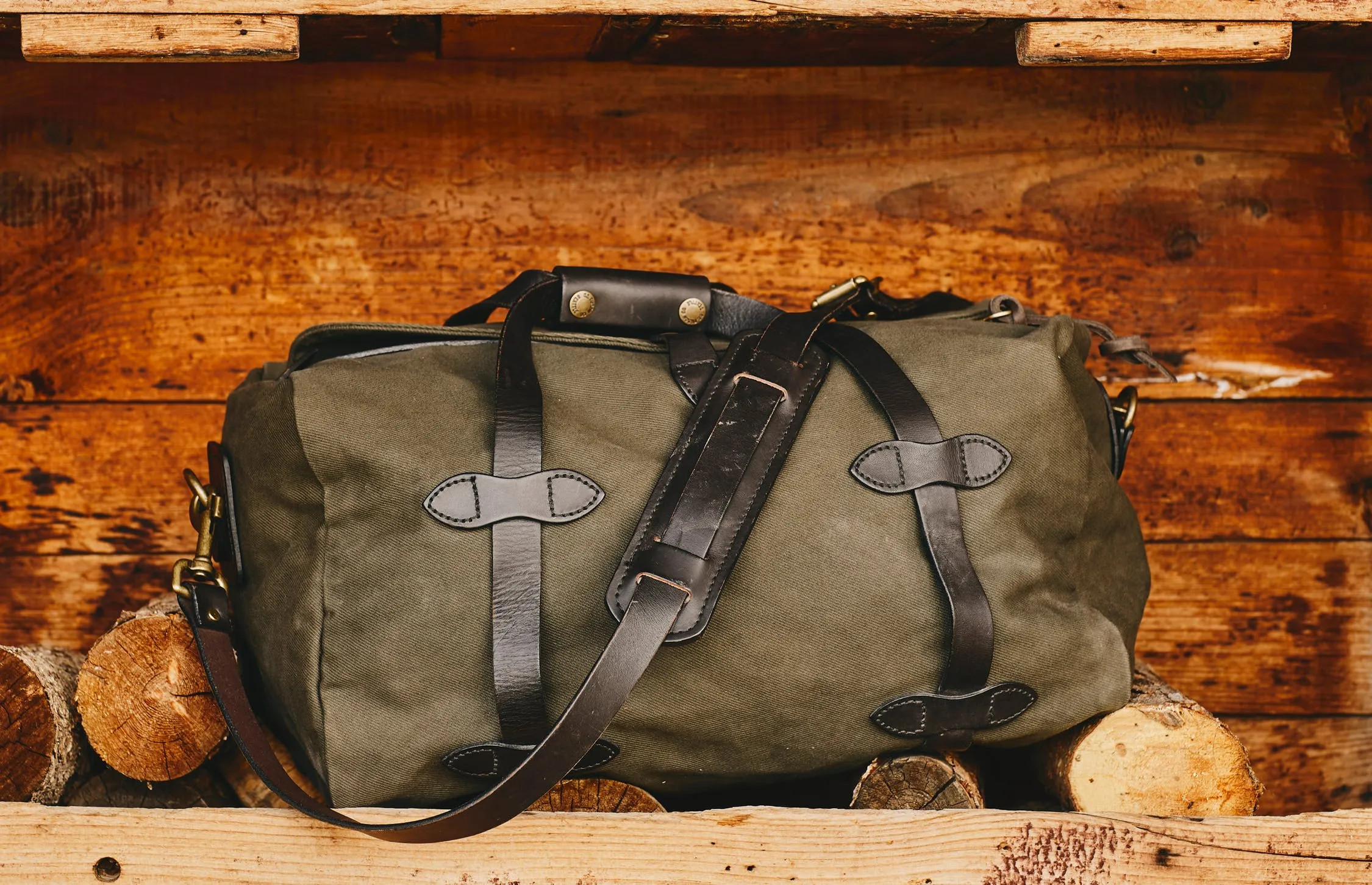 Sac de Voyage Filson Taille Medium en Twill Vert