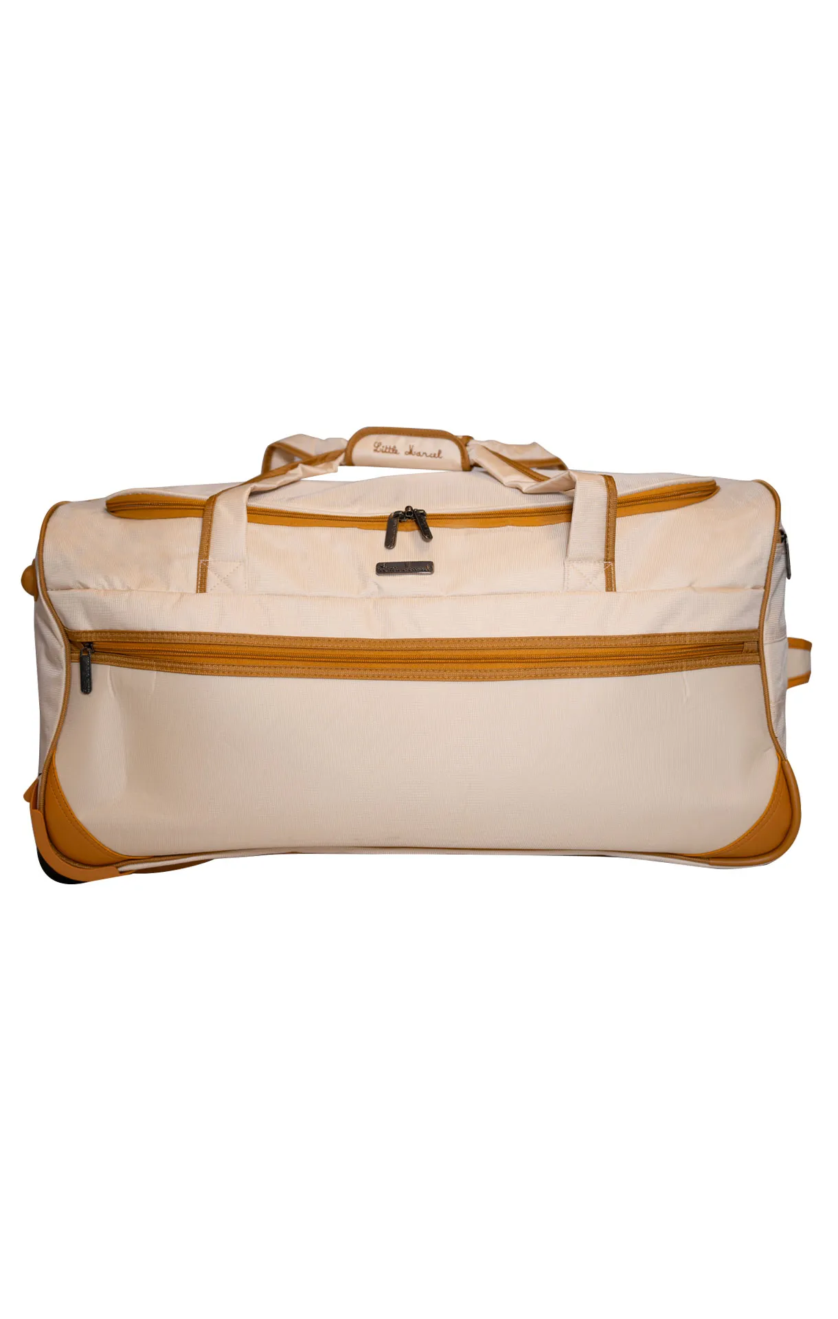 Sac De Voyage à Roulettes Souple Little Marcel Crème 72 cm