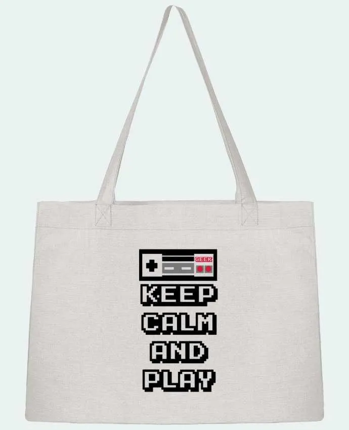 Sac Shopping KEEP CALM AND PLAY par SG LXXXIII