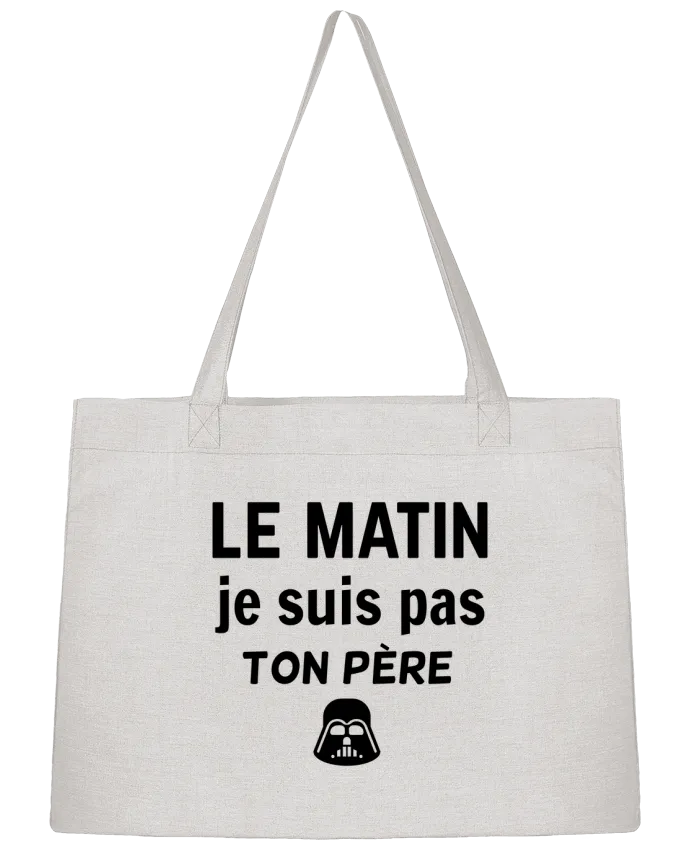 Sac Shopping le matin je suis pas ton père par dessin-art